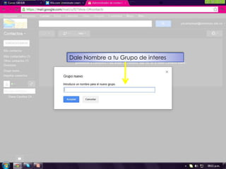 Dale Nombre a tu Grupo de interes
 