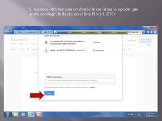 5. Aparece otra ventana en donde le confirma la opción que
acaba de elegir, le da clic en el link FIN y LISTO.
 