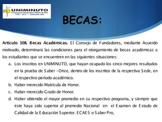 BECAS:
 