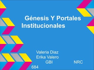 Génesis Y Portales
Institucionales
Valeria Diaz
Erika Valero
GBI NRC
684
 