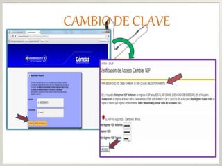 CAMBIO DE CLAVE
 