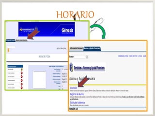 HORARIO
 