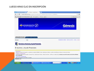 LUEGO ARAS CLIC EN INSCRIPCIÓN
 