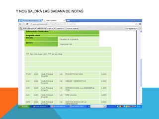 Y NOS SALDRÁ LAS SABANA DE NOTAS
 