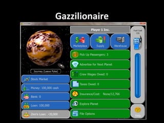 Gazzilionaire

 