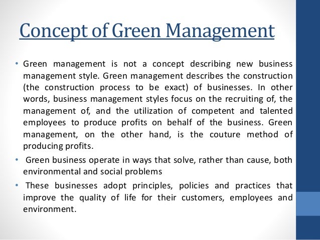 a research article on green business management in pdf