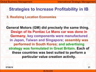 Gbm unit-08 (international strategic management) | PPT