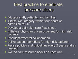 Pressure Ulcer Prevention Program | PPT