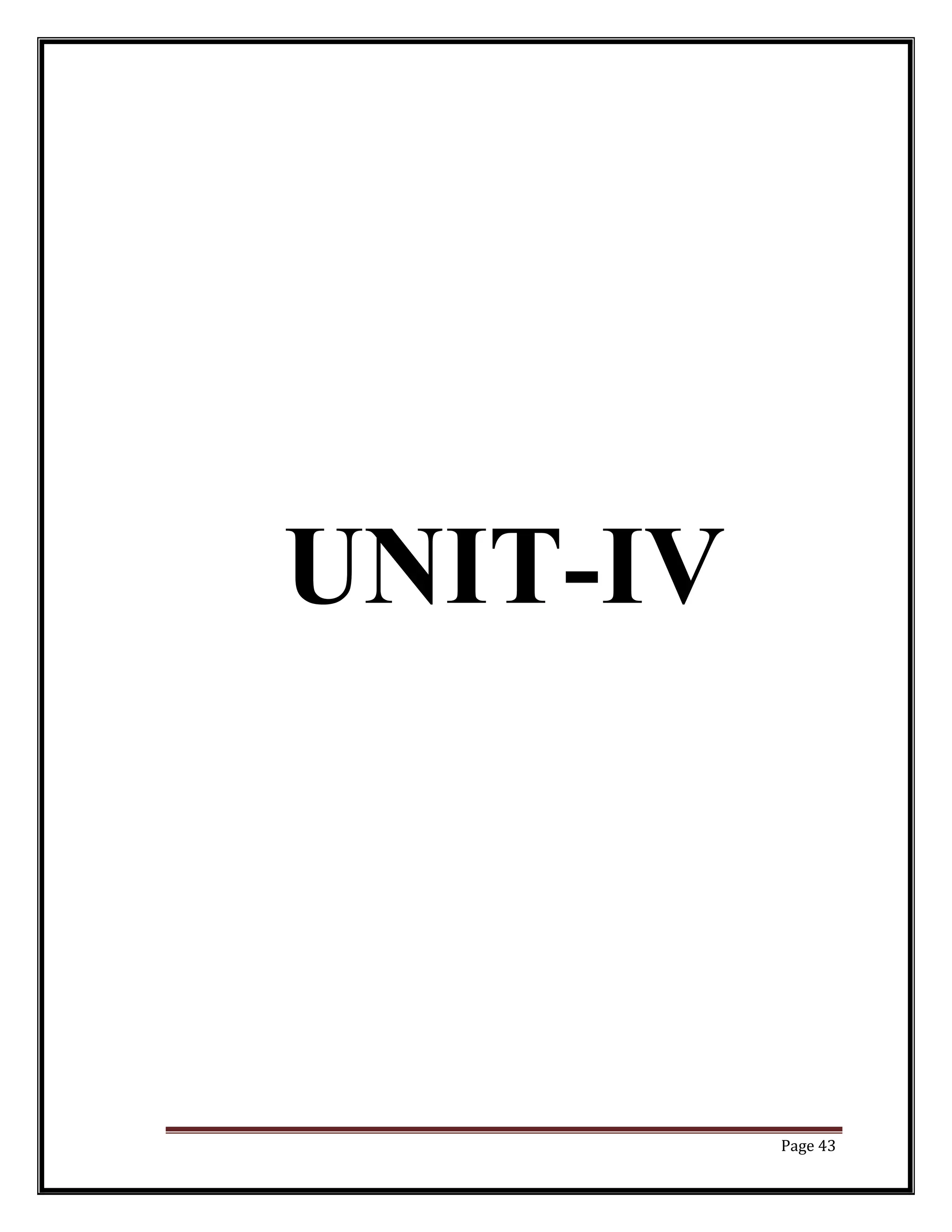UNIT-IV
Page 43
 
