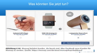 Was könnten Sie jetzt tun? 
 