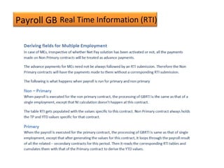 Payroll GB Real Time Information (RTI)
 