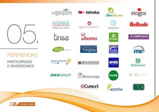 05.
REFERENCIAS
PARTICIPADAS
E INVERSIONES
 