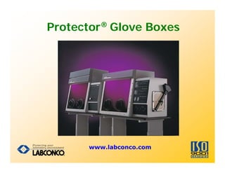 Protector® Glove Boxes




      www.labconco.com
 
