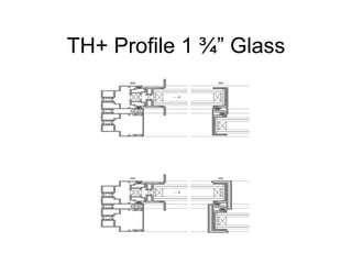 TH+ Profile 1 ¾” Glass 
