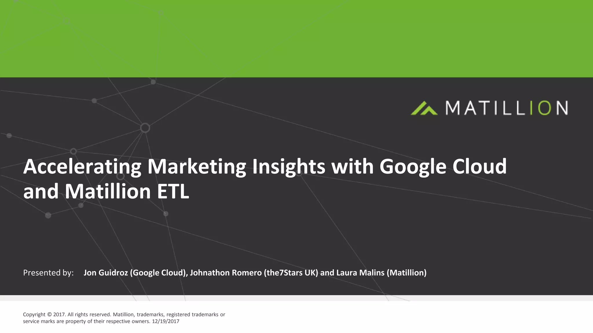 Using Google Cloud for Marketing Analytics: How the7stars, the UK’s ...