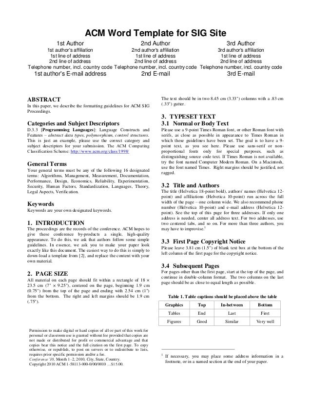acm word template for sig site