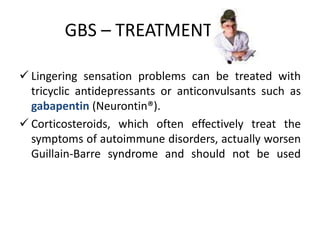 gabapentin guillain barre