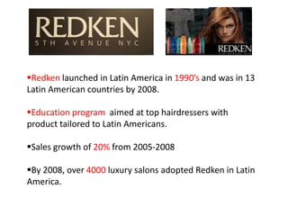  Launch of INOA in western Europe - 2009.

 Training sessions provided to 80,000 hairdressers.

 Result: 36000 salons a...
