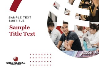 SAMPLE TEXT
SUBTITLE
Sample
Title Text
 
