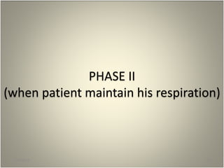 PHASE II
(when patient maintain his respiration)
1/30/2015 60
 