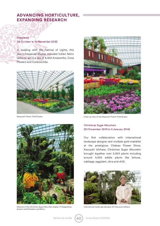 Garden By The Bay Flower Show singapore gardensthe bay annual report2014_071014_compressed vers… Garden By The Bay Flower Show singapore gardensthe bay annual report2014_071014_compressed vers…