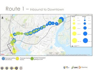 Route 1 – Inbound to Downtown
 