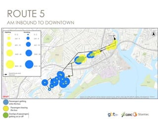ROUTE 5
AM INBOUND TO DOWNTOWN
 