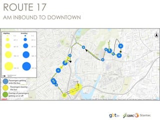 ROUTE 17
AM INBOUND TO DOWNTOWN
 