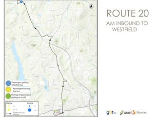 ROUTE 20
AM INBOUND TO
WESTFIELD
 