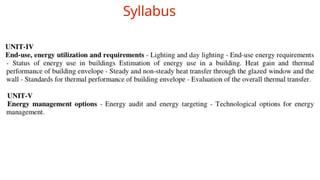 Syllabus
 