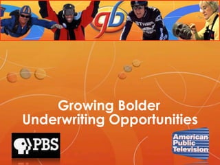 Growing Bolder
Underwriting Opportunities
 