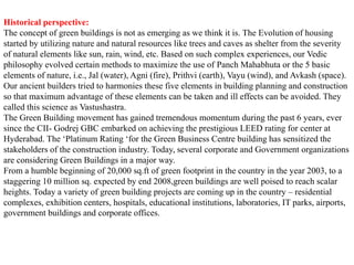 Green Buildings. GREEN BUILDING PROCESS AND ASSESSMENT | PPTX