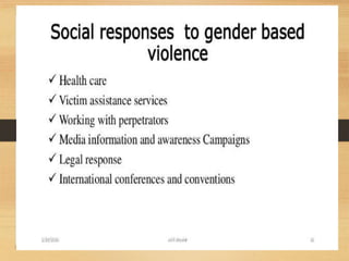 Gender Based Violence | PPTX