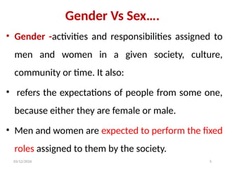Fixed Gender Roles Comprehensive Overview of Gender Based Violence and Women's Empowerment ...
