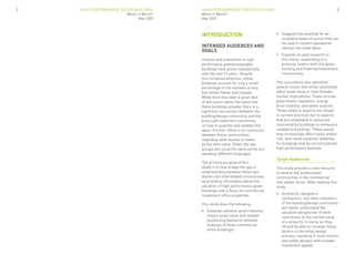 High Performance Green Building: What is it worth? | PDF