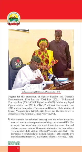 Preventing and Responding to Gender Based Violence in Ekiti State | PDF