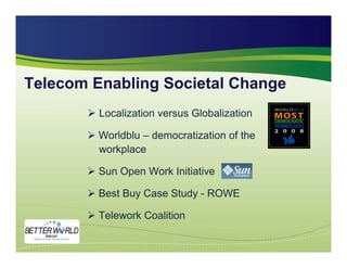 The Green Telecom Wave is Coming
