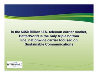 The Green Telecom Wave is Coming