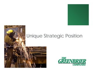 Unique Strategic Position
11
 