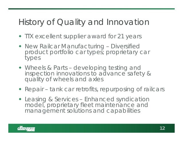 Greenbrier Investor Relations Presentation April 2016