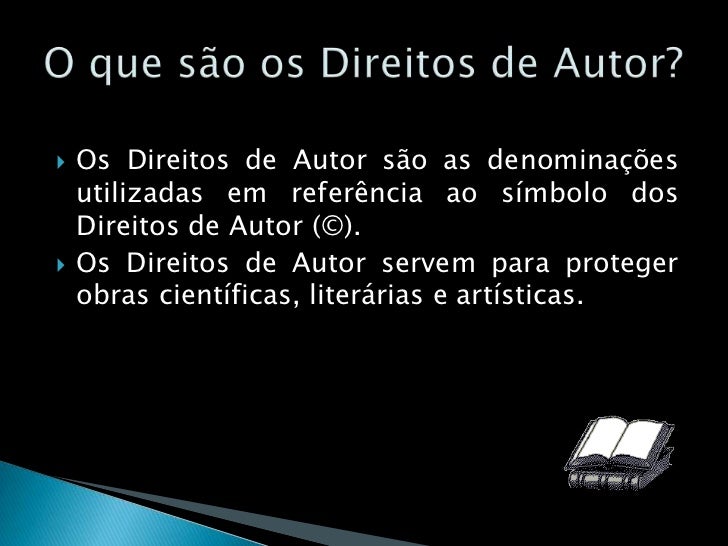 Explique Com Suas Palavras O Que São Direitos Autorais