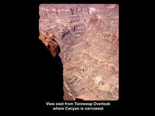 View east from Toroweap Overlook
where Canyon is narrowest
 