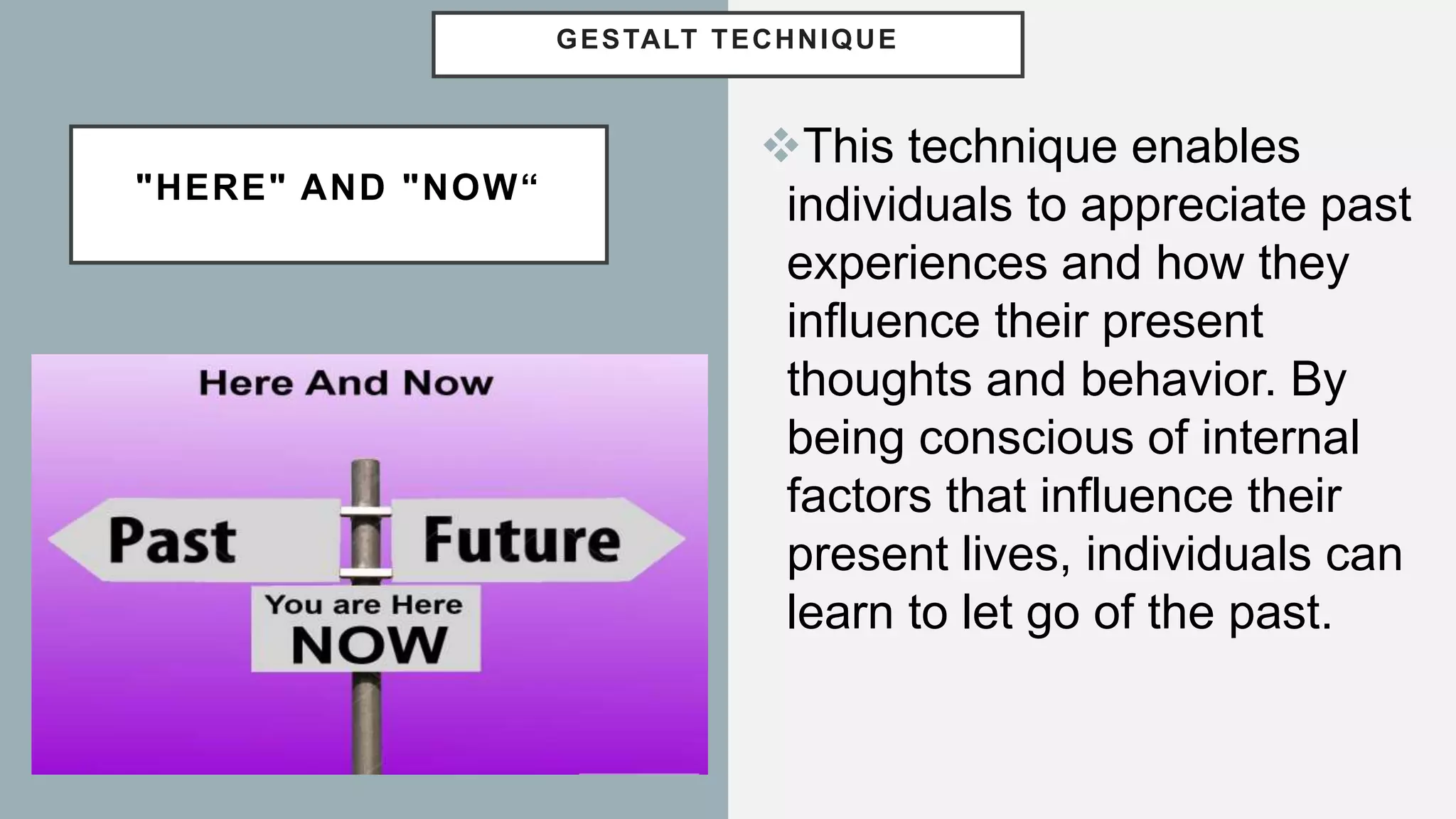 gestalt therapy | PPTX