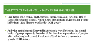 Issues about mental health and the Guidance and Counseling field in the ...