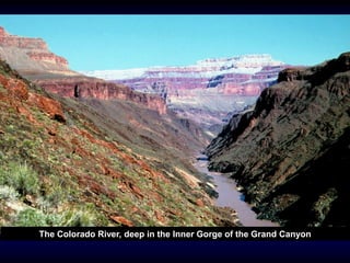 The Colorado River, deep in the Inner Gorge of the Grand Canyon
 