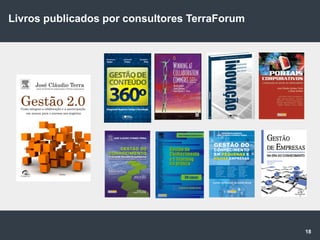 Livros publicados por consultores TerraForum




                                               18
 