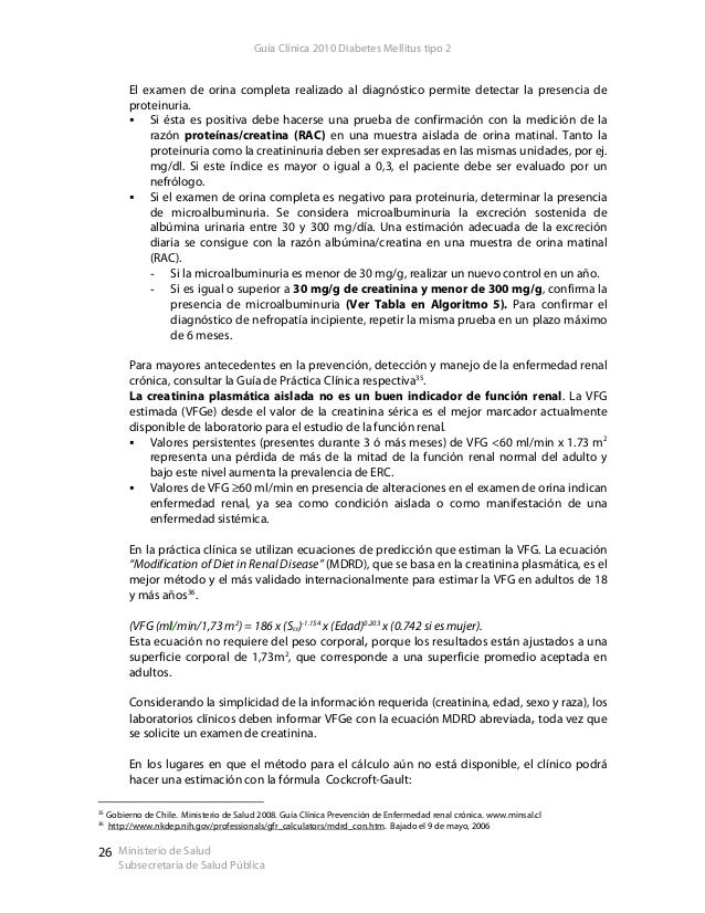 Diabetes mellitus tipo II MINSAL Diabetes mellitus tipo II MINSAL