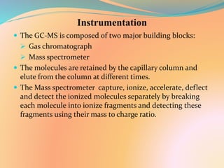 Hyphenated GC-MS | PPTX | Chemistry | Science
