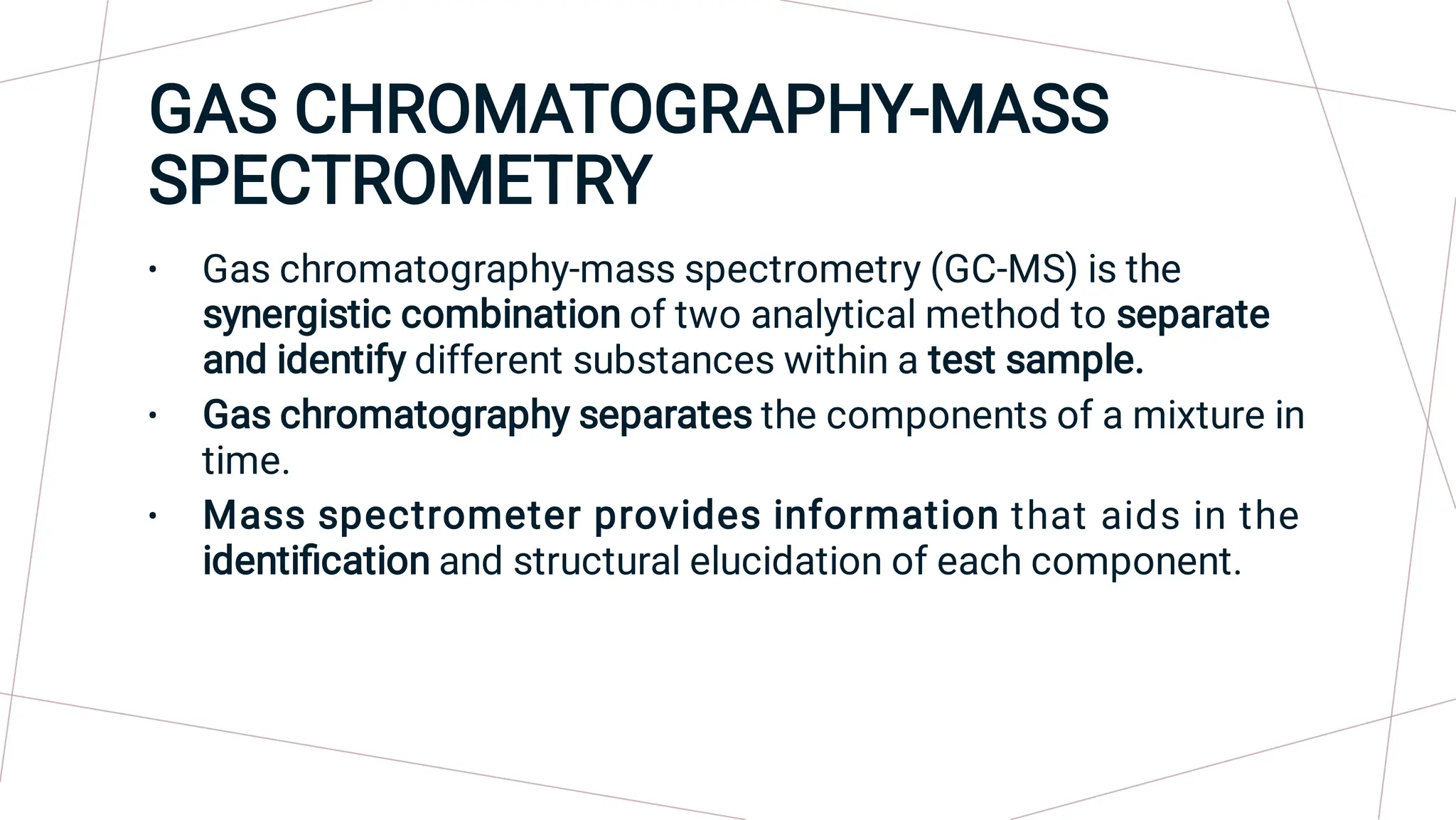 GC-MS.explain the gas chromatography and mass spectrometry | PDF