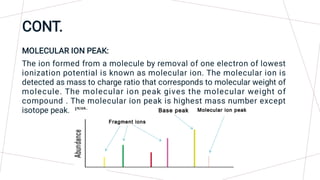 GC-MS.explain the gas chromatography and mass spectrometry | PDF